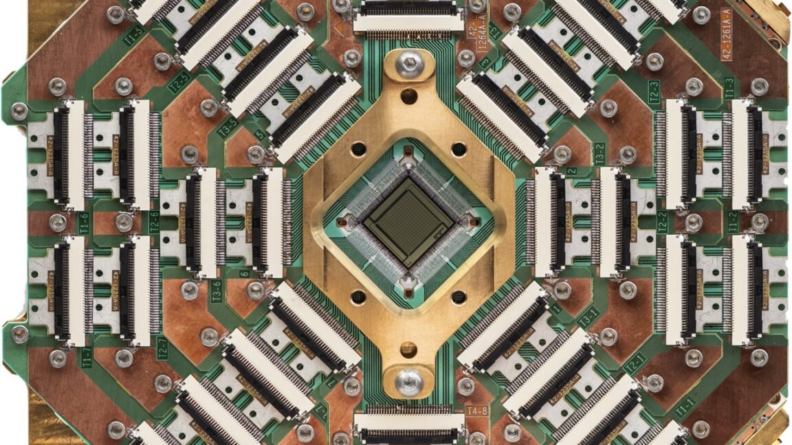 A D-Wave quantum annealing system, a large black cabinet housing a cryogenically cooled processor.